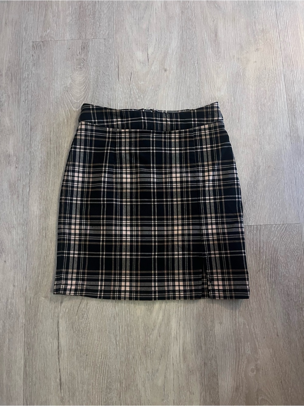 Garage black & brown mini skirt